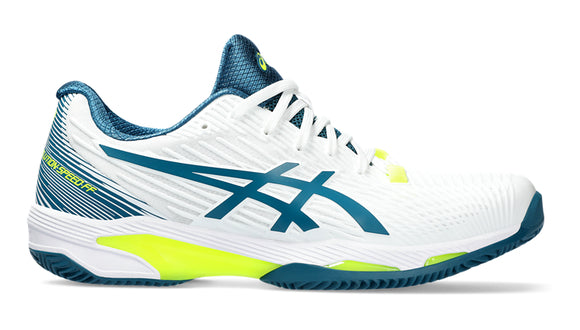 Asics Solution Speed FF 2 Clay Mens White Tennis Shoe US 14
