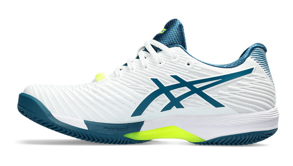 Asics Solution Speed FF 2 Clay Mens White Tennis Shoe US 14
