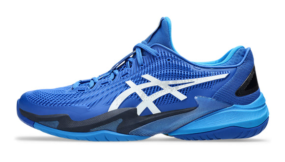 Asics Court FF 3 Novak Tuna Blue Mens Tennis Shoe