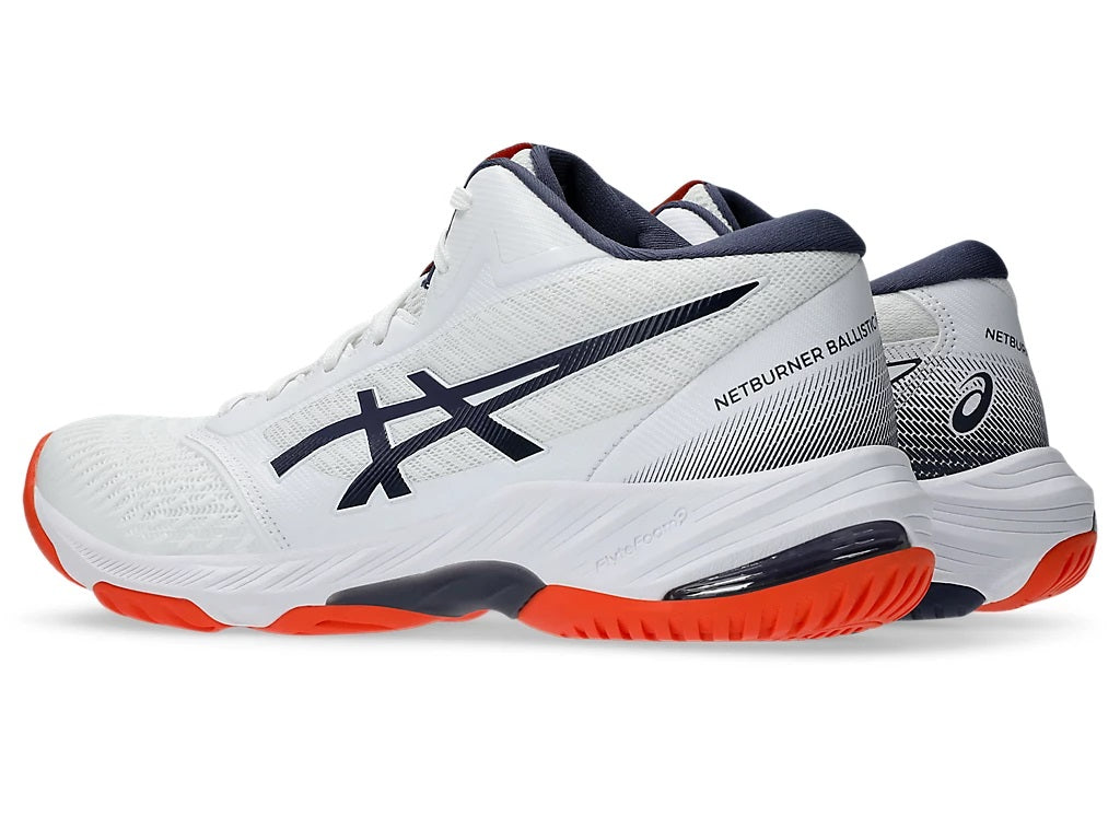 Asics Netburner Ballistic FF MT 3 orange Squash Shoe Mens