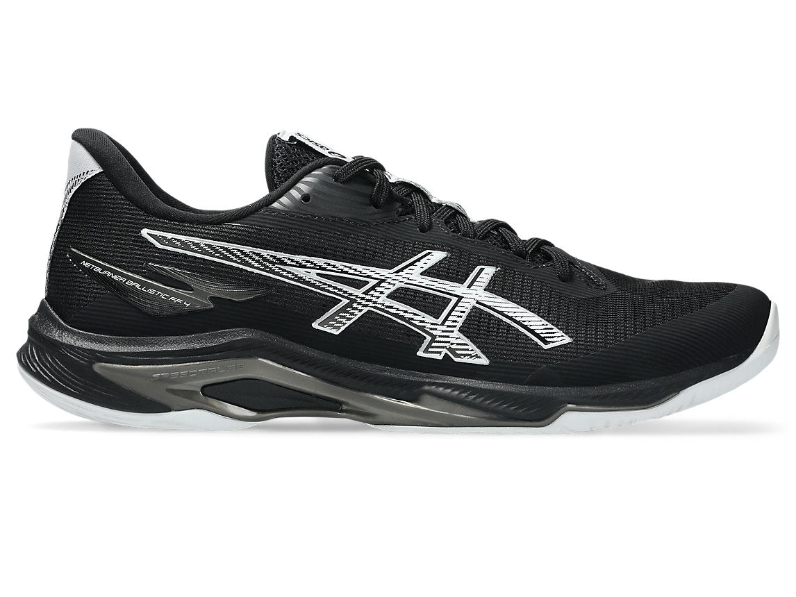 Asics Netburner Ballistic FF 4 Black Squash Shoe Mens