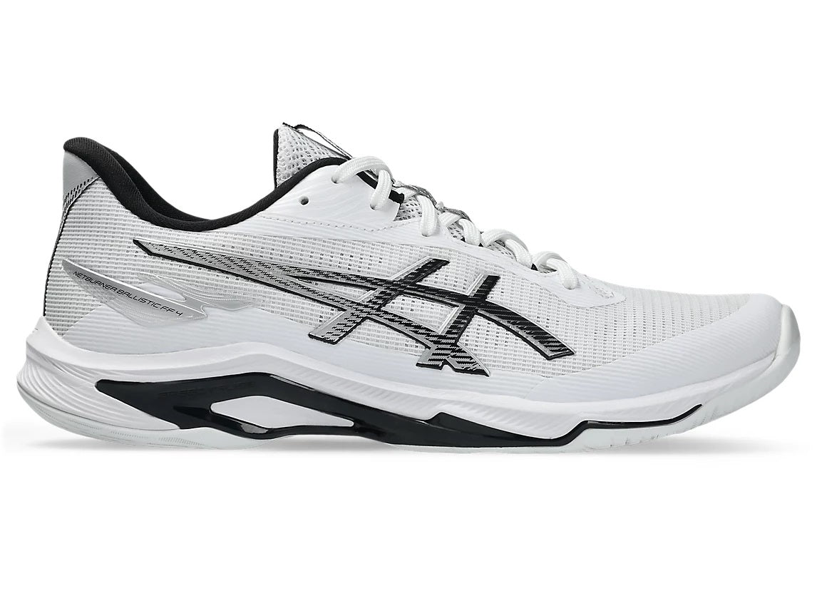 Asics Netburner Ballistic FF 4 White Squash Shoe Mens