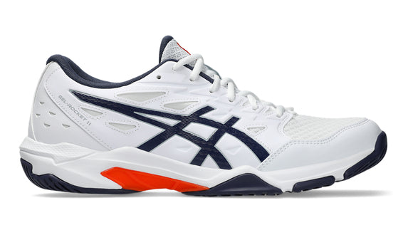 Asics Gel Rocket 11 White Mens Squash Shoe
