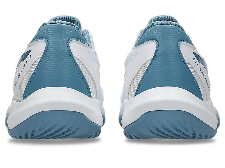 Asics Gel Rocket 12 Mens White Squash Shoe