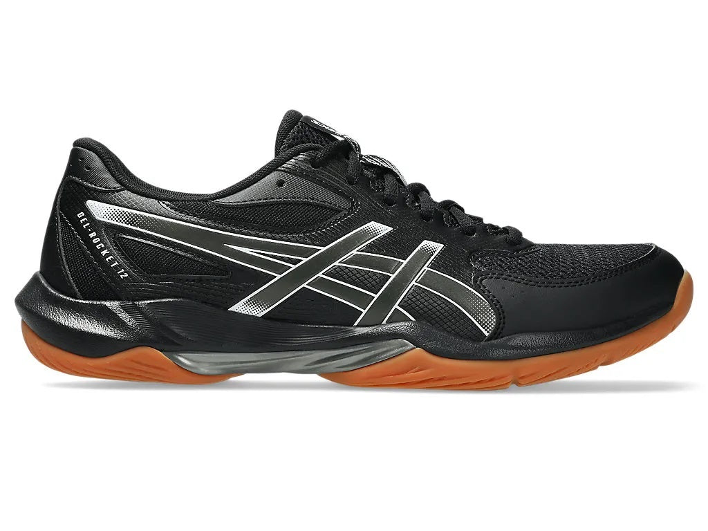 Asics Gel Rocket 12 Mens Black Squash Shoe