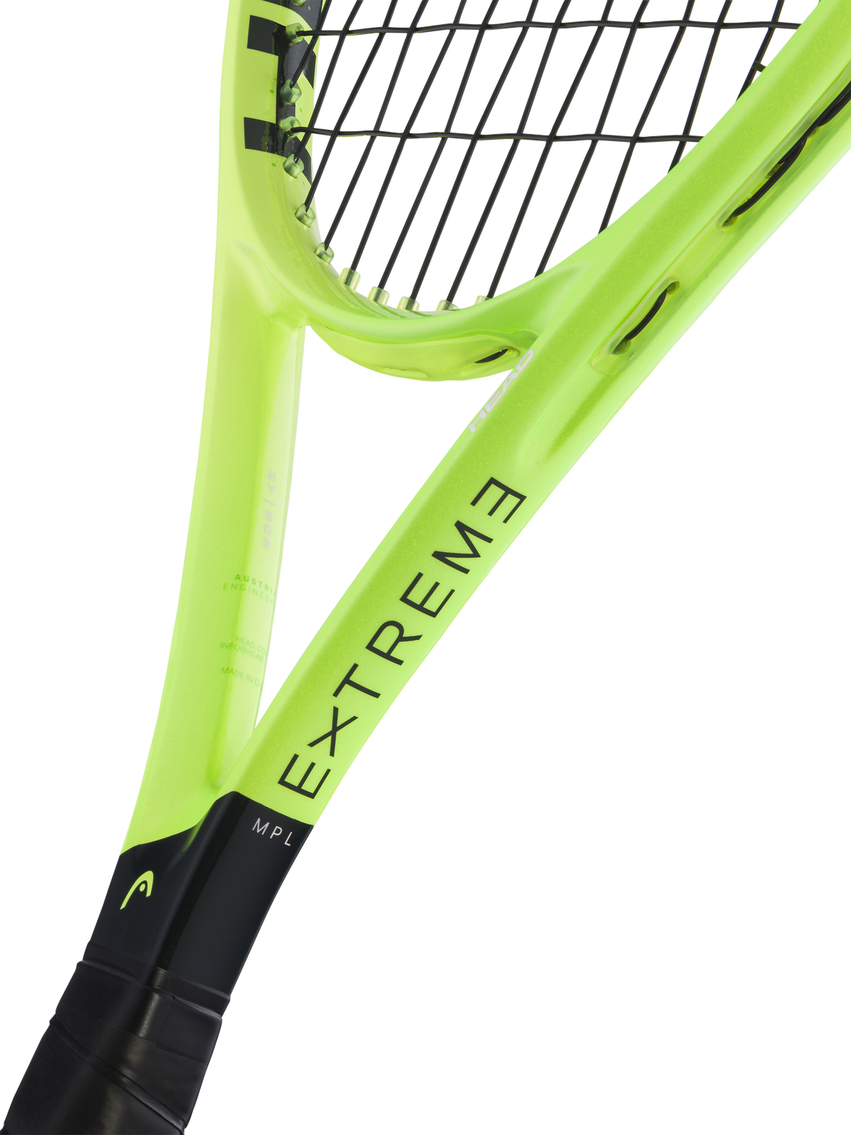 Head Extreme MP L 2026, throat and specifications detail