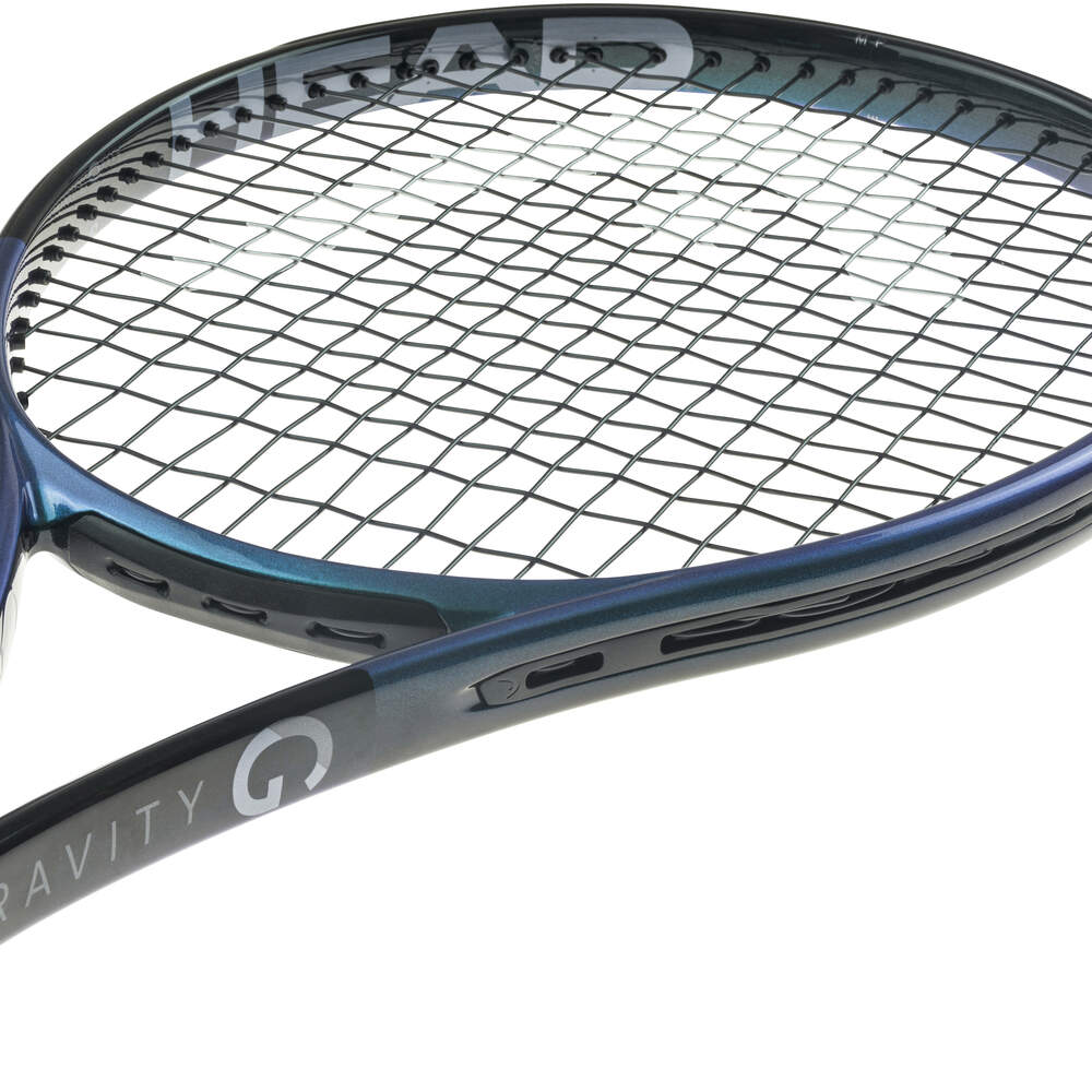 Head Gravity MP 2025 Tennis Racquet, angled view