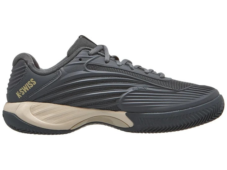 KSwiss Hypercourt Express 3 AC Grey Mens Tennis Shoe