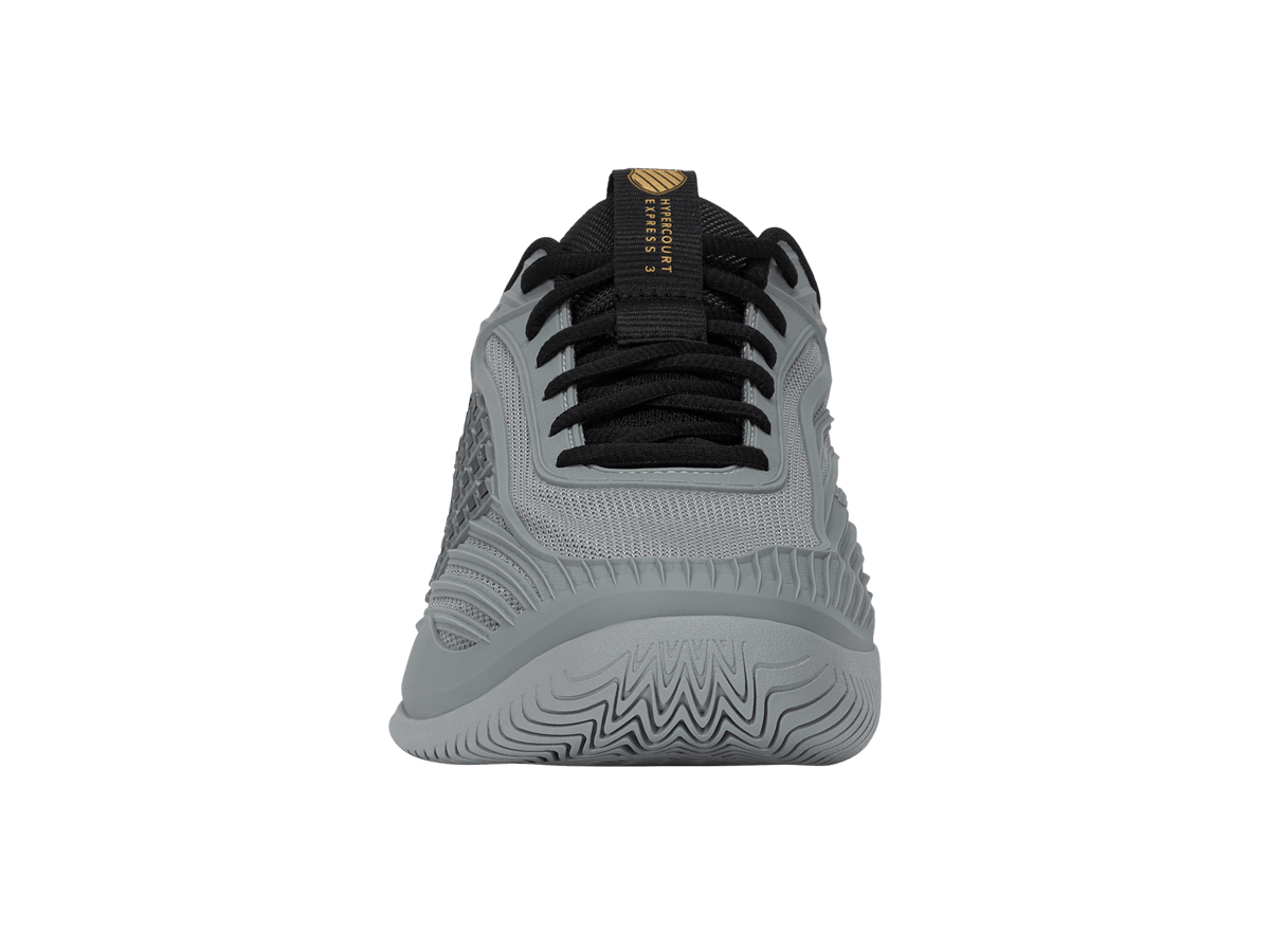 KSwiss Hypercourt Express 3 AC Grey/Gold Mens Tennis Shoe