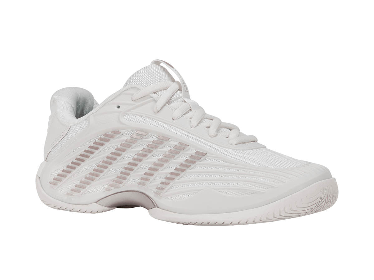 KSwiss Hypercourt Express 3 AC White/Pink Womens Tennis Shoe