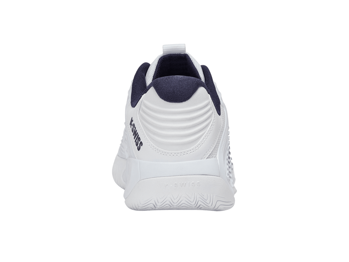 KSwiss Hypercourt Express 3 AC White/Silver Mens Tennis Shoe