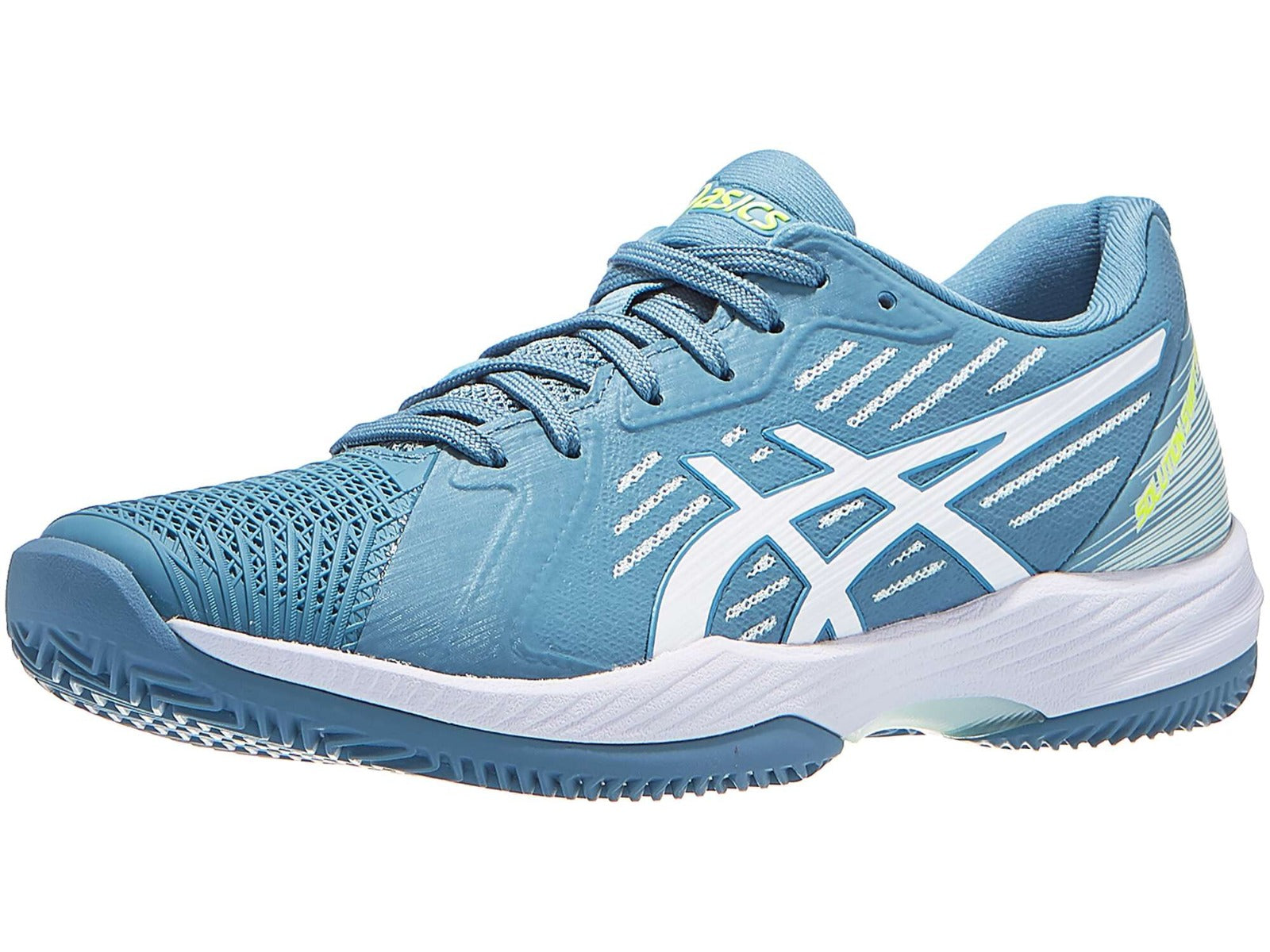 Asics Solution Swift FF Clay Blue Womens Tennis Shoe US 9
