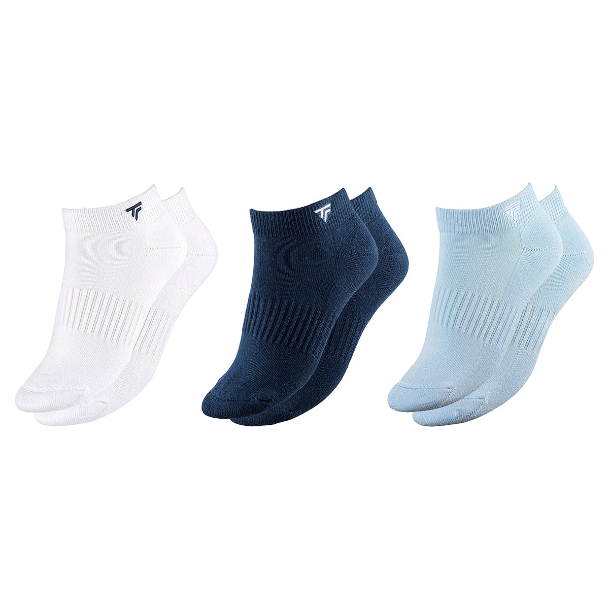 Tecnifibre Classic Ankle Socks Multi-Colour 3-Pack