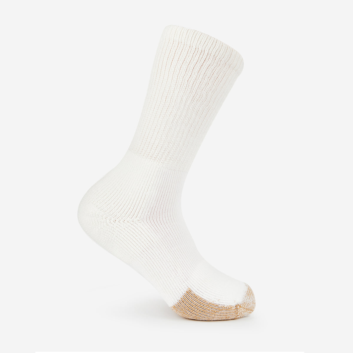 Thorlo Maximum Cushion White Crew Socks
