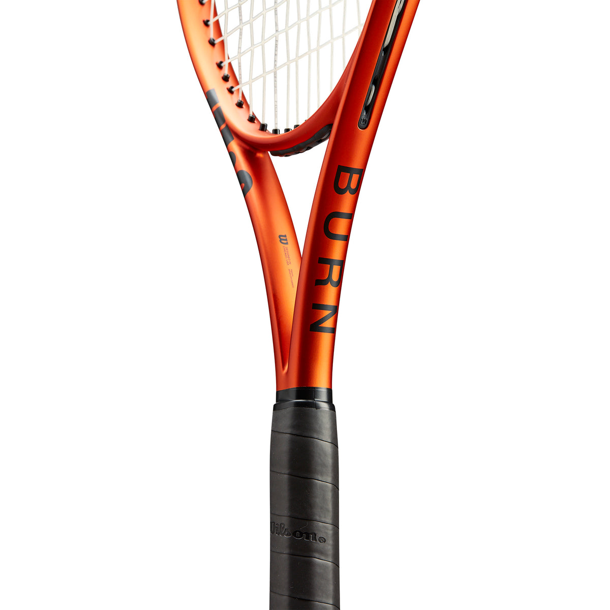 Wilson Burn 100 v5 Tennis Racquet, throat and specifications detail