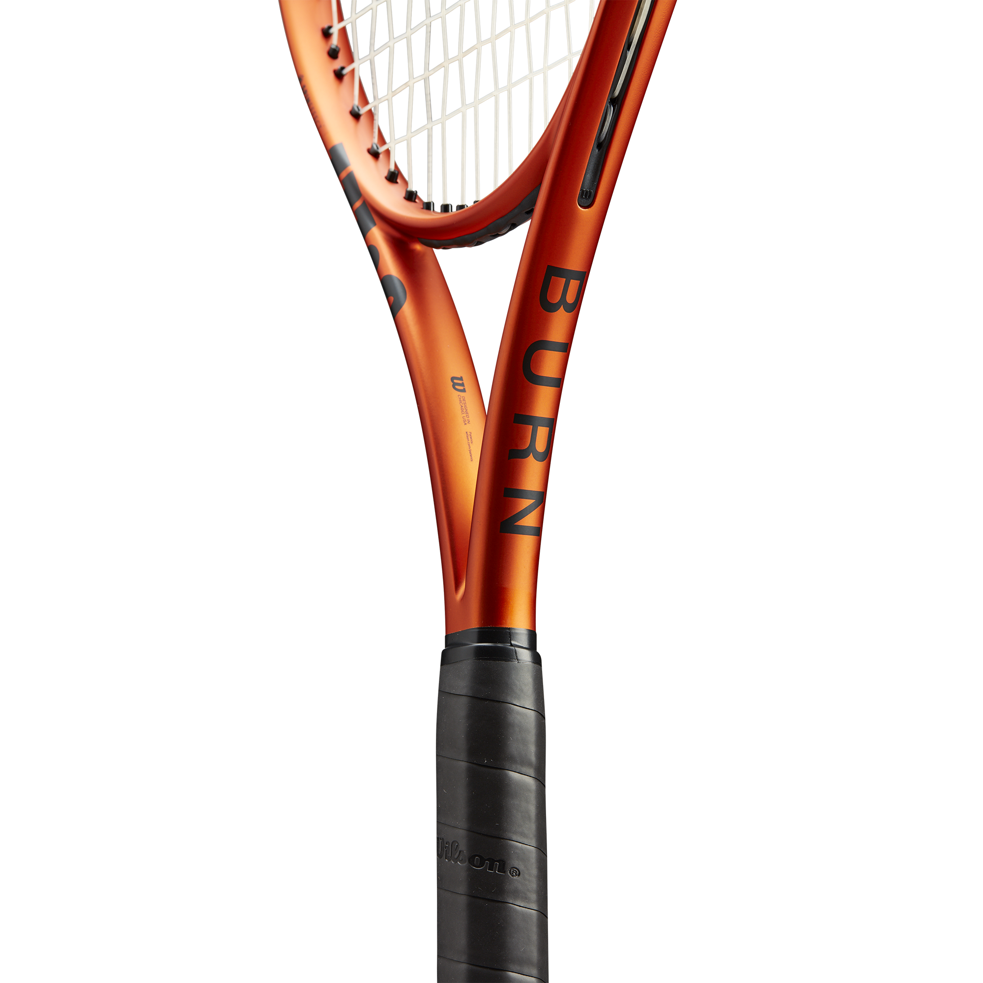 Wilson Burn 100LS V5 Tennis Racquet, throat and specifications detail