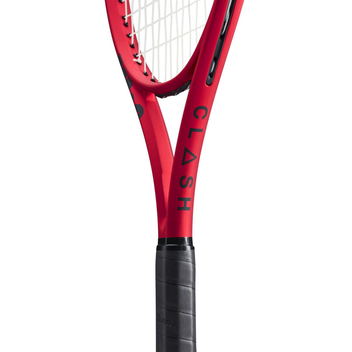 Wilson Clash 108 v2 Tennis Racquet (Frame), throat and specifications detail