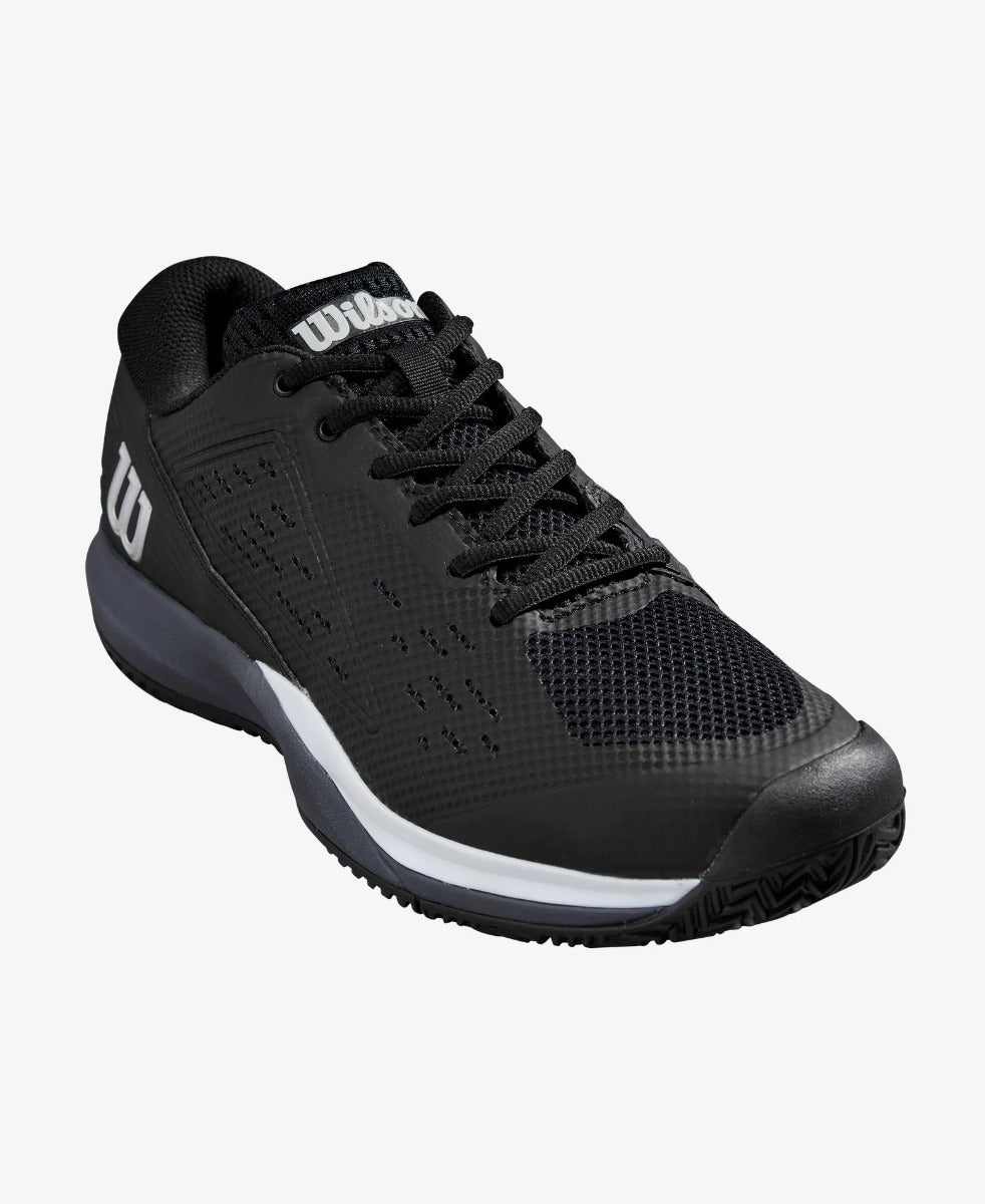 Wilson Rush Pro Ace Black Mens Tennis Shoes, outer side view