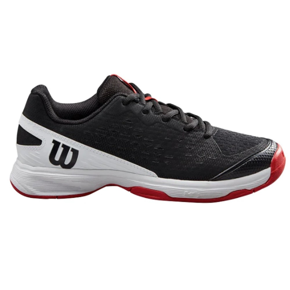Wilson Rush Pro JR L Black kids tennis shoes, main product view