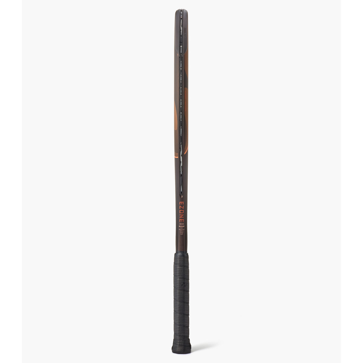 Yonex Ezone 100 Espresso Brown Tennis Racquet, side profile view