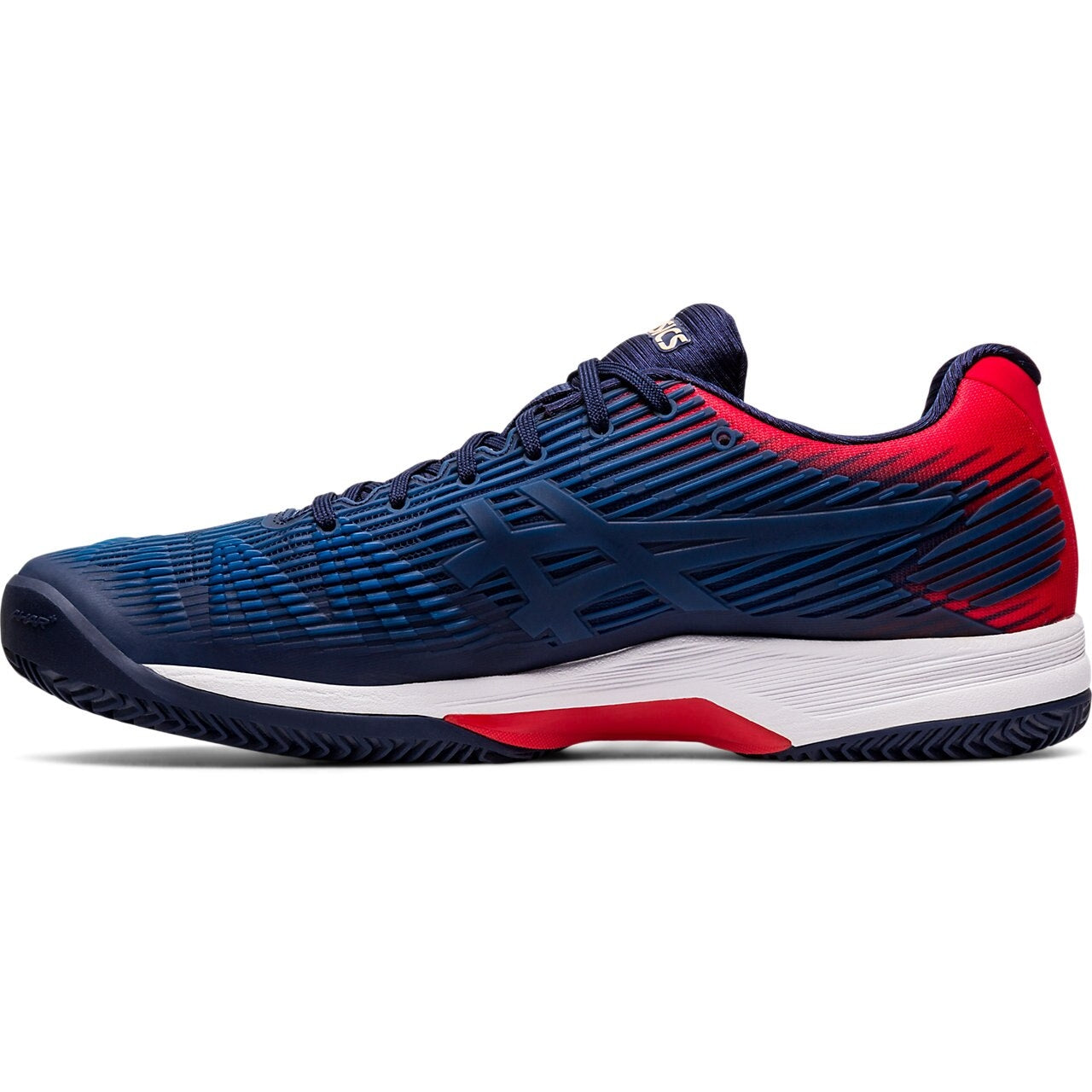 Asics Solution Speed FF Clay Mens Blue Tennis Shoe US 13