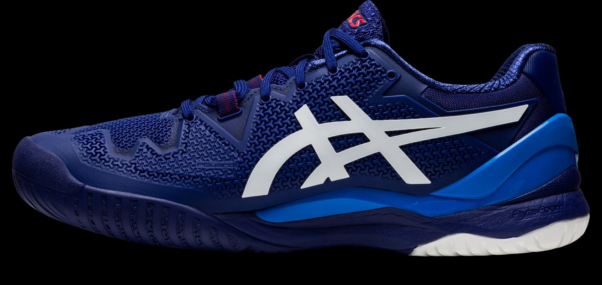 Asics Gel Resolution 8 Mens Blue Tennis Shoe US 11