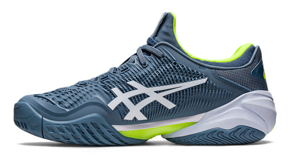 Asics Court FF 3 Steel Blue Mens Tennis Shoe