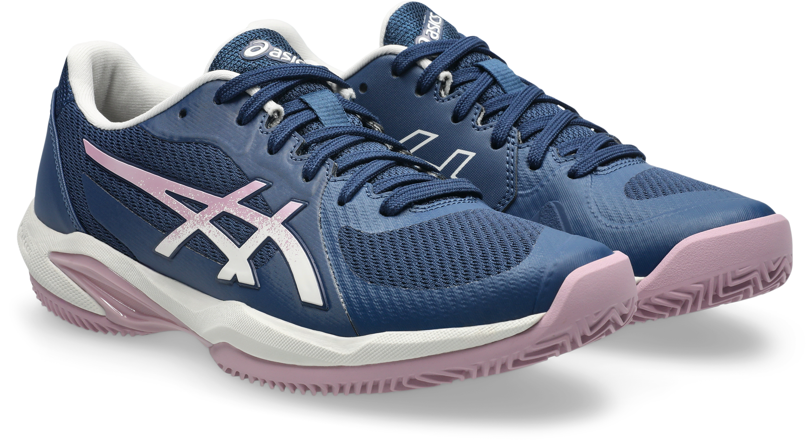 Asics Solution Swift FF 2 Clay Womens Tennis Shoe - Independence Blue/Taro Purple