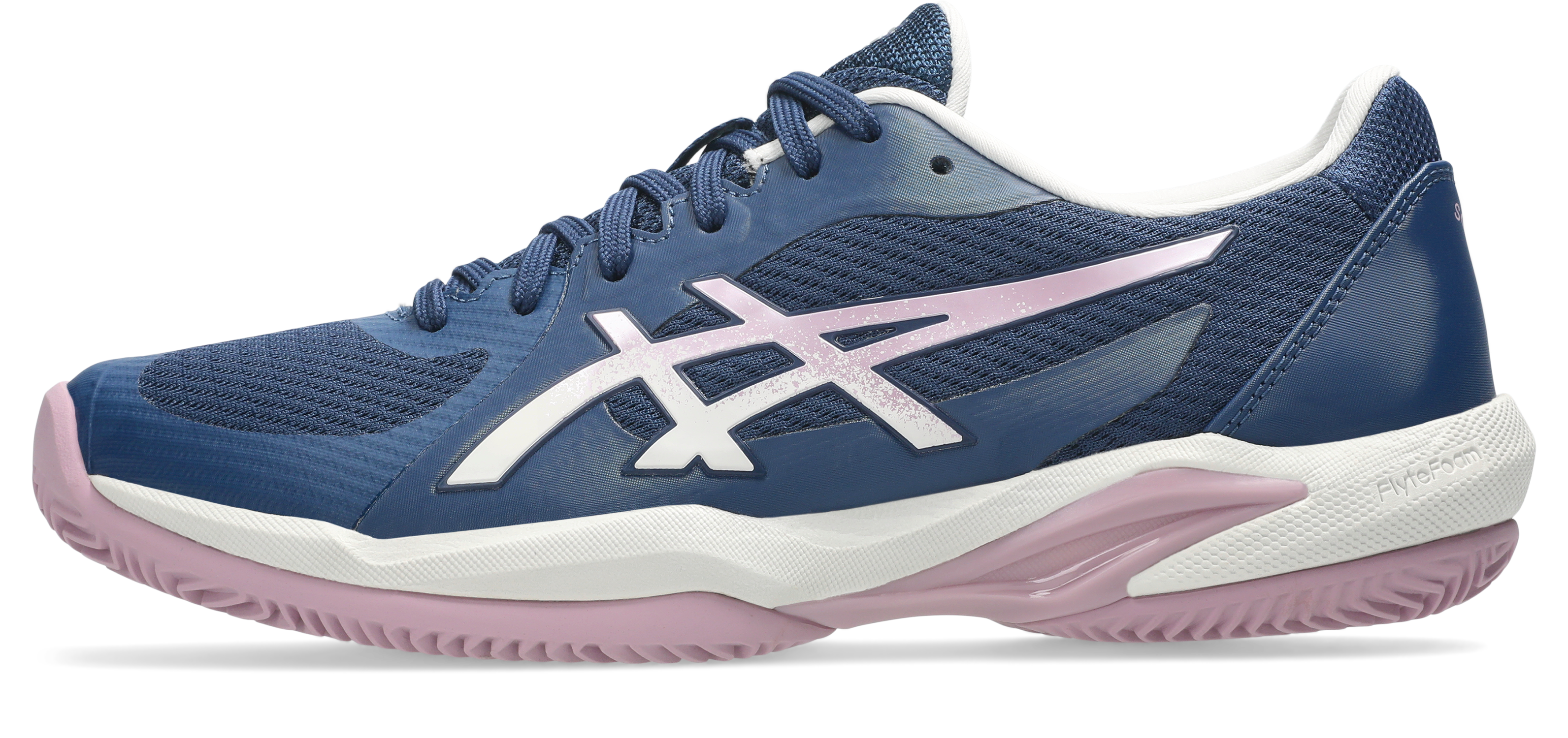 Asics Solution Swift FF 2 Clay Womens Tennis Shoe - Independence Blue/Taro Purple