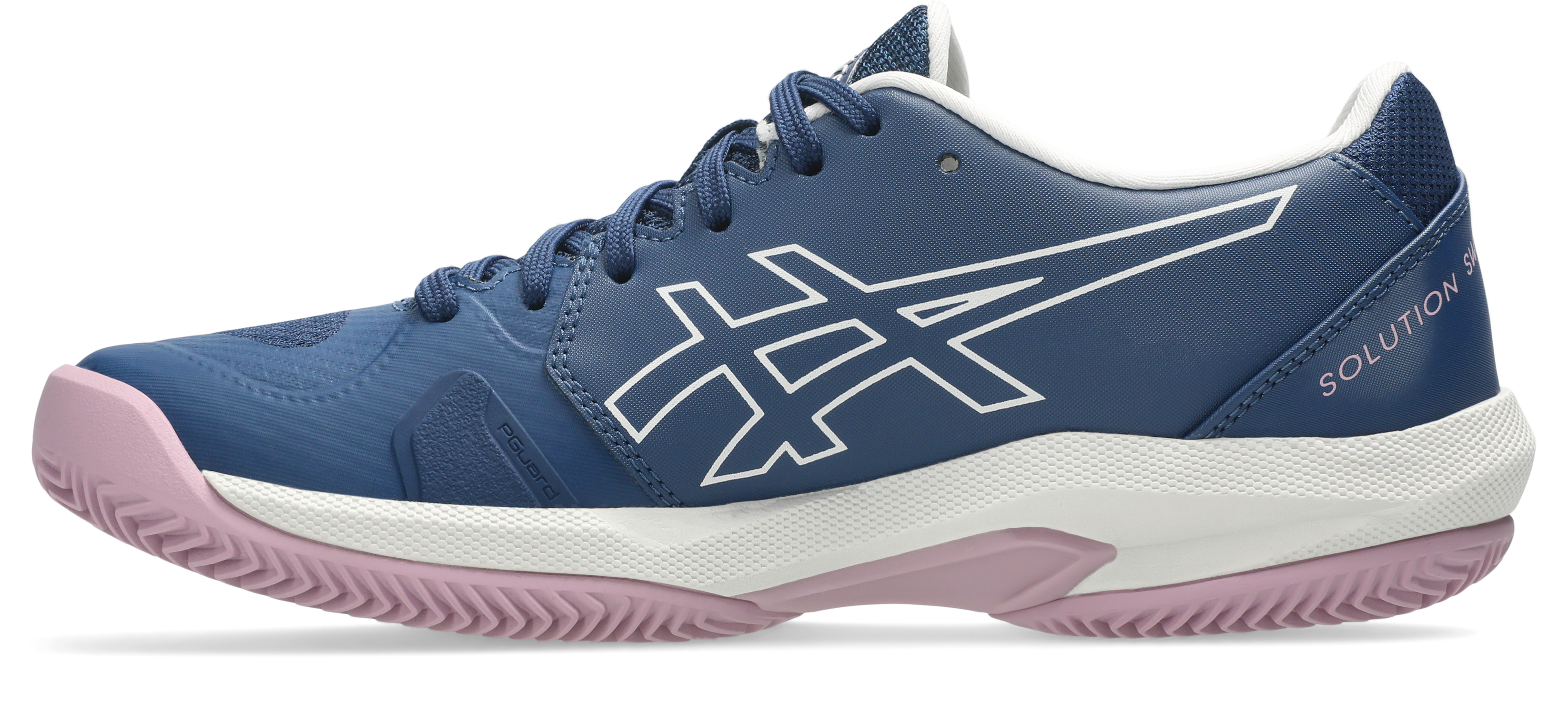 Asics Solution Swift FF 2 Clay Womens Tennis Shoe - Independence Blue/Taro Purple