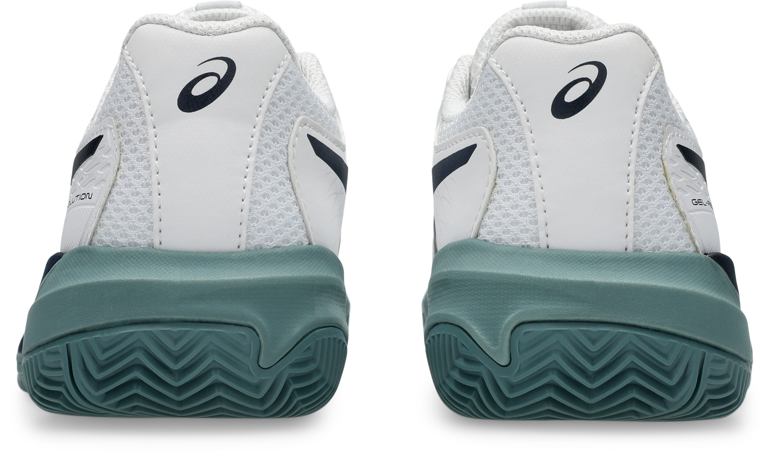 Asics Gel-Resolution X GS Clay Kids Tennis Shoe - White/Midnight
