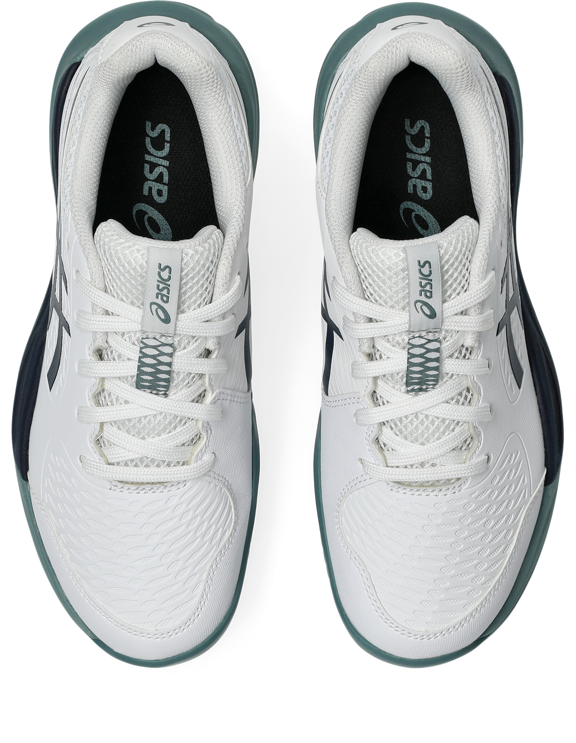 Asics Gel-Resolution X GS Clay Kids Tennis Shoe - White/Midnight