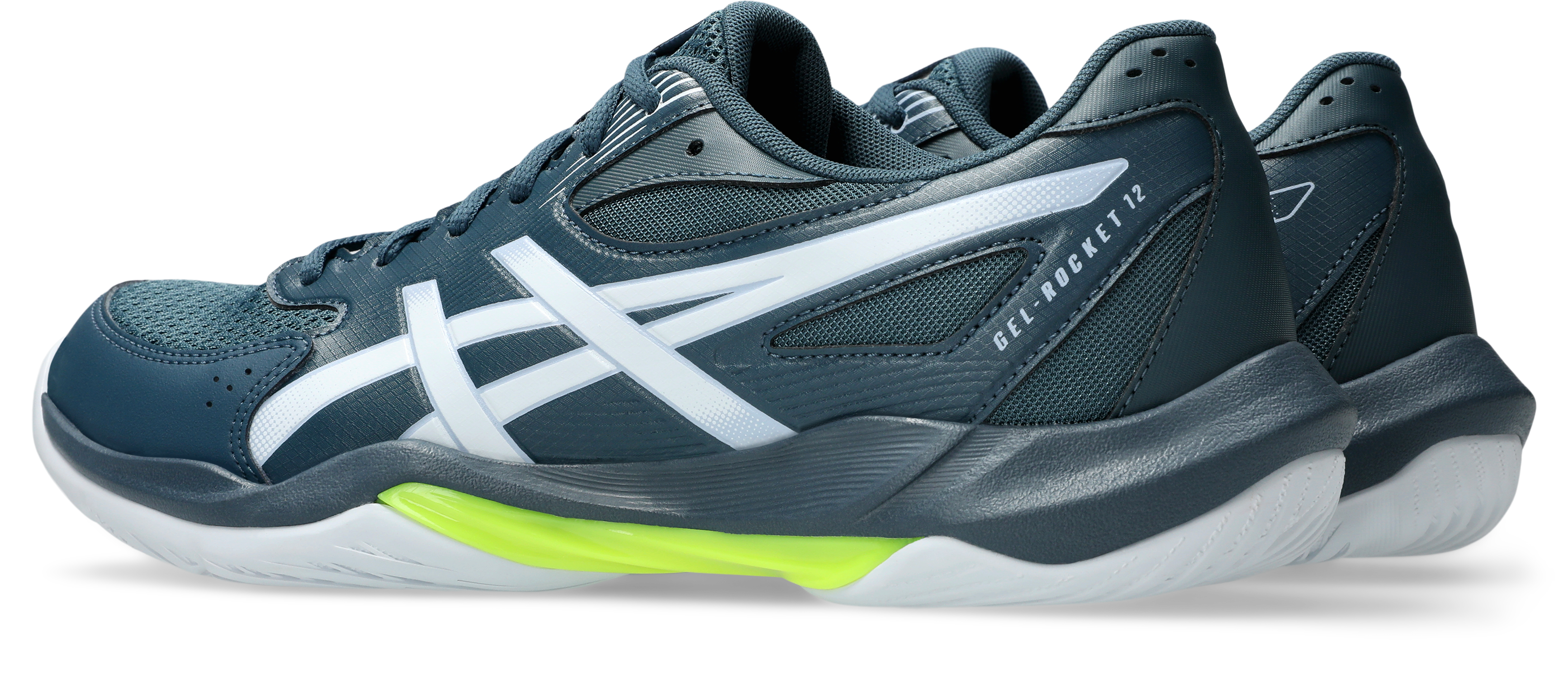 Asics Gel-Rocket 12 Mens Raw Indigo/White Squash Shoe
