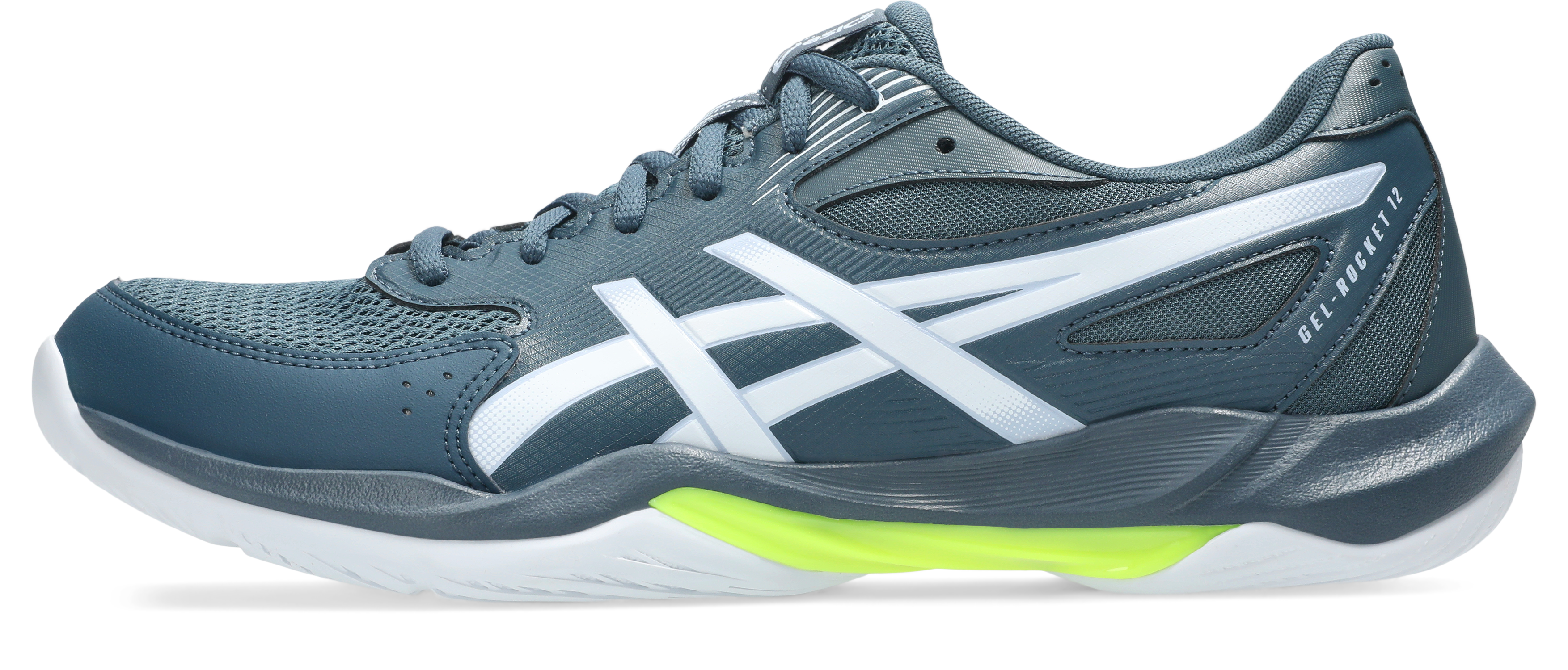 Asics Gel-Rocket 12 Mens Raw Indigo/White Squash Shoe