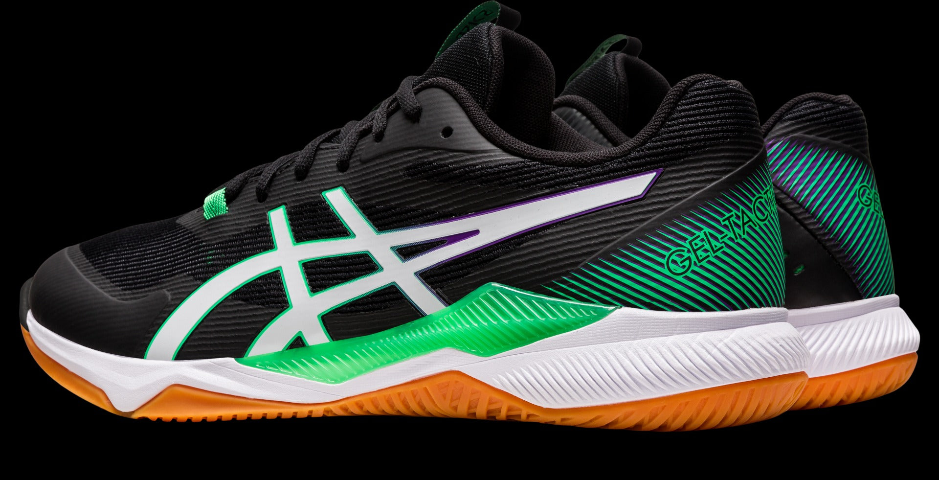 Asics Gel Tactic Squash Shoe Mens Green