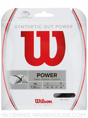 Wilson Syn Gut Power 16 Tennis Restring