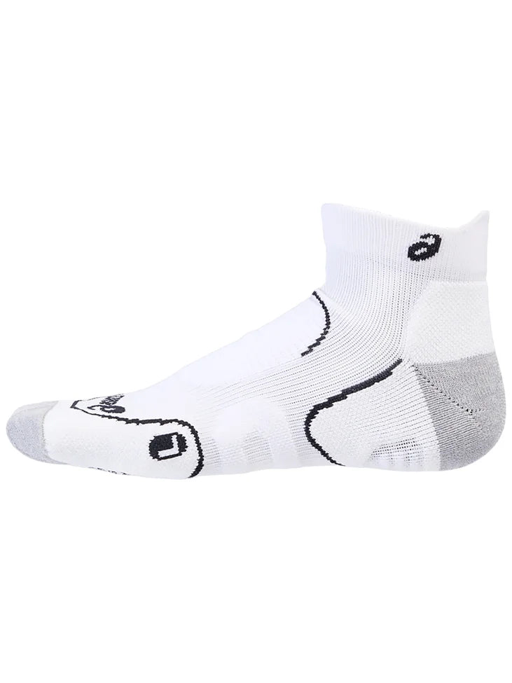 Asics Court Plus White Ankle Socks