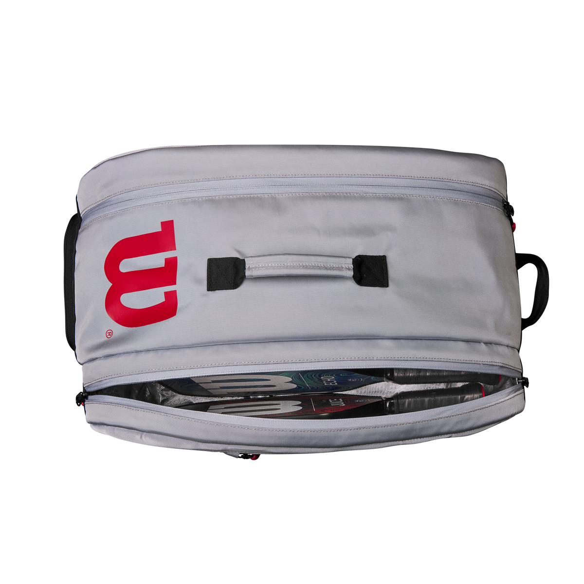 Wilson Pickleball Super Tour Bag Grey/Black/Red