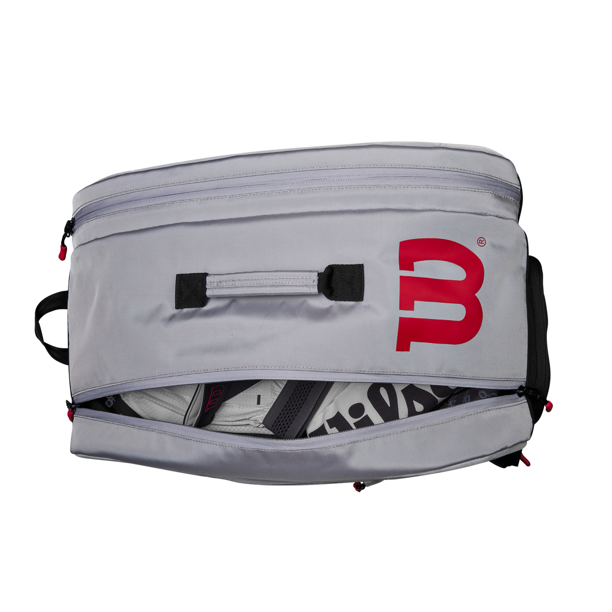 Wilson Pickleball Super Tour Bag Grey/Black/Red