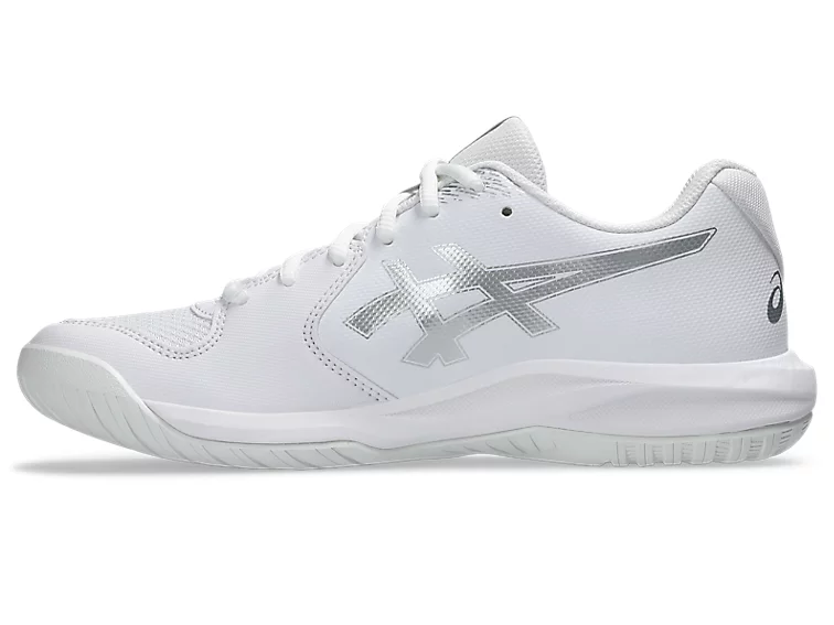 Asics Gel Dedicate 9 White Womens Tennis Shoe, inner side