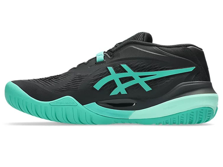 Asics Gel Resolution X Black Mens Tennis Shoe, inner side view