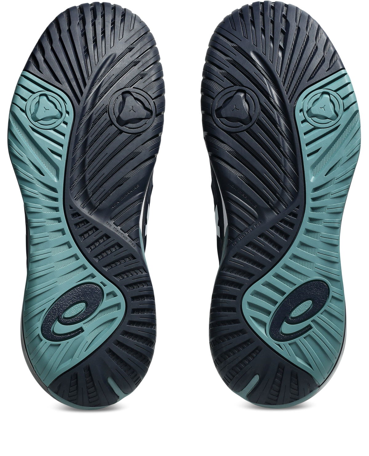 Asics Gel Resolution X Midnight Mens Tennis Shoe, outsole
