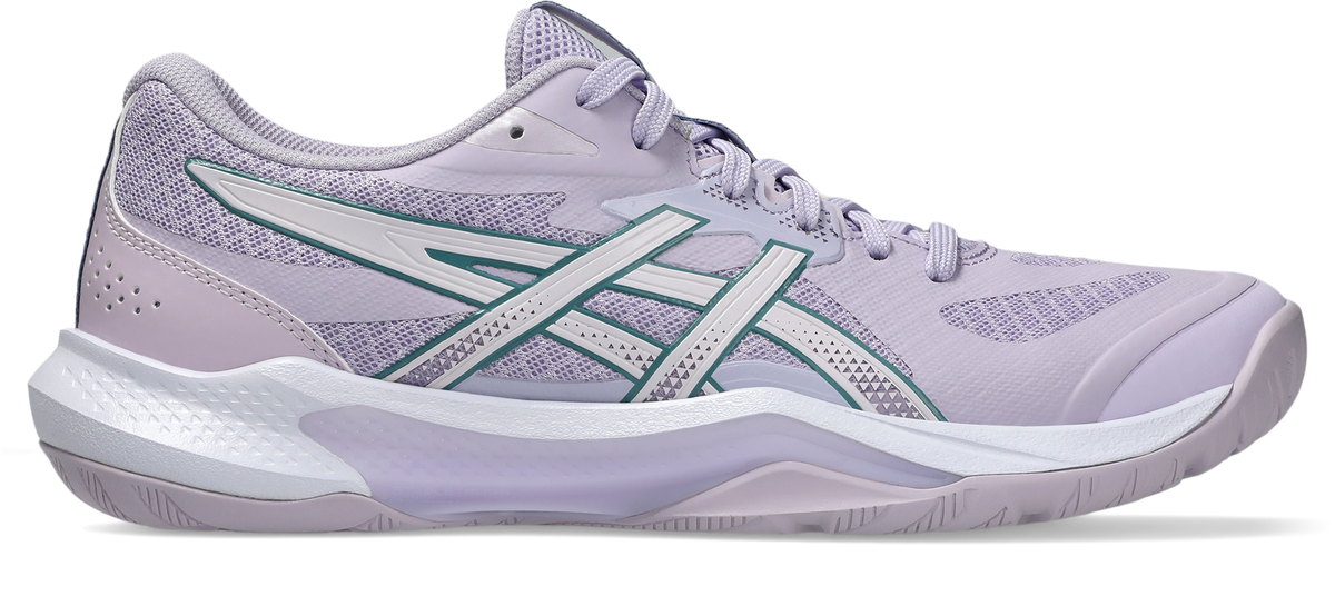 Asics Gel-Tactic 13 Womens Murasaki/Dahlia Squash Shoe, outer side view
