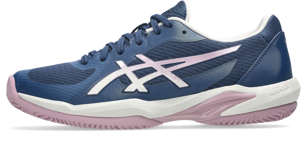 Asics Solution Swift FF 2 Clay Womens Tennis Shoe - Independence Blue/Taro Purple, inner side view
