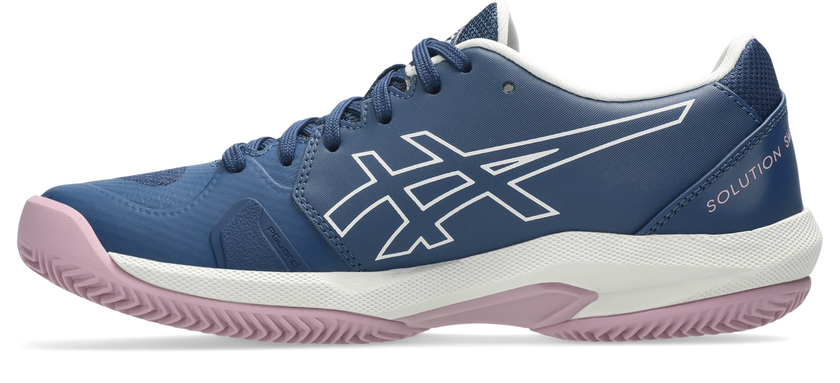 Asics Solution Swift FF 2 Clay Womens Tennis Shoe - Independence Blue/Taro Purple, inner side view