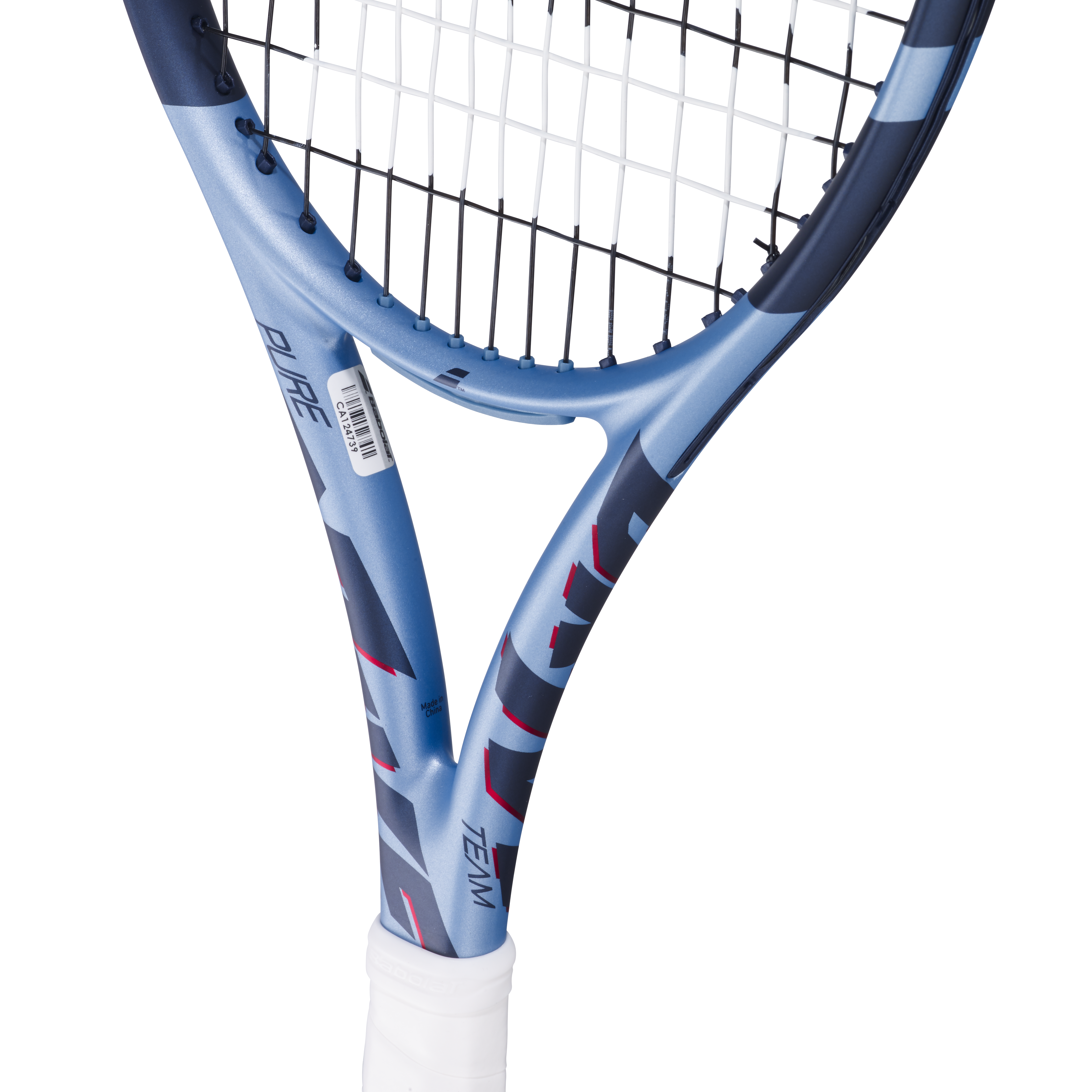 Babolat Pure Drive Team Gen 11, throat and specifications detail