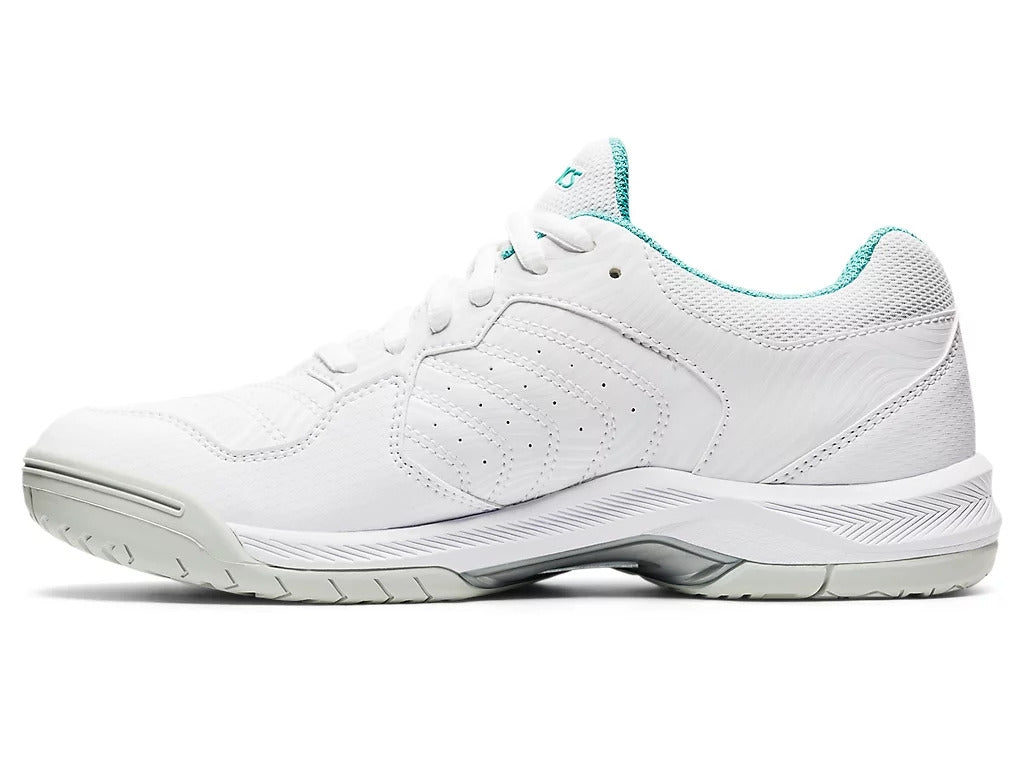 Asics Gel Dedicate 6 Womens White Tennis Shoe