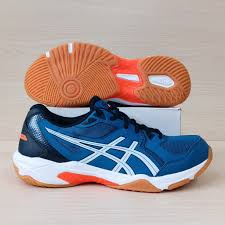 Asics Gel Rocket 10 Blue Squash Shoe Mens US 7.5