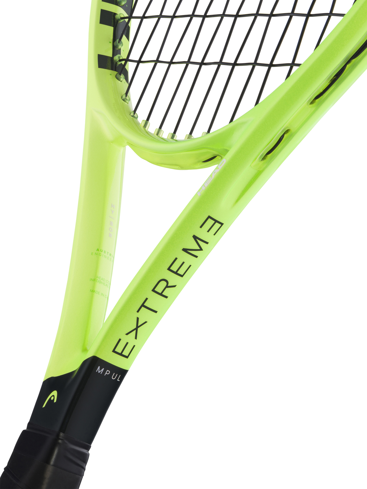 Head Extreme MP UL 2026, throat and specifications detail