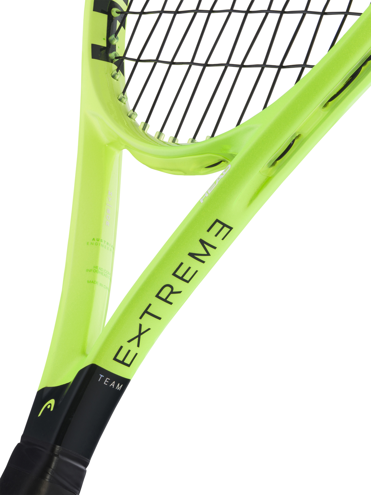 Head Extreme Team 2026, throat and specifications detail